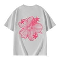 thumbnail image 4 of Tiijoy Girls Short Sleeve Graphic Tshirt Breathable Stretch Soft T-Shirt, Sizes 11-12, 4 of 5