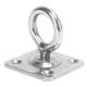 thumbnail image 1 of Ganchos De Techo De Acero Inoxidable, Gancho De Anillos De Placas De Ojo De Almohadilla Pulida Súper Espejo Duradero Para Yate, 1 of 8
