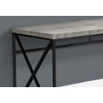 thumbnail image 4 of Monarch Specialties Computer Desk, Home Office, Laptop, Work, Metal, Laminate, Grey, Black, Contemporary, Modern, 4 of 4
