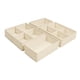 thumbnail image 5 of 4x Calcetines de ropa interior Cajas de almacenamiento Organizador de cajas de ahorro de cajas de almacenamiento portátil Organizador de armario para altura 10 cm, 5 of 8