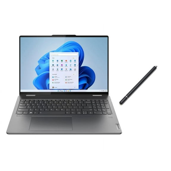 Lenovo Yoga 7i 16" WUXGA 2 in 1 Touchscreen Laptop | Intel Core i7-1335U Processor | Intel Iris Xe| 16GB RAM DDR5| 1024GB SSD |Backlit| Fingerprint | Windows 11 Home | Bundle with Stylus Pen, Gray