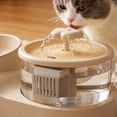 thumbnail image 3 of Cat Food Bowl and Water Fountain Set, 2 in 1 for Cats Dogs _ #07 _ Yellow _ B, 3 of 6