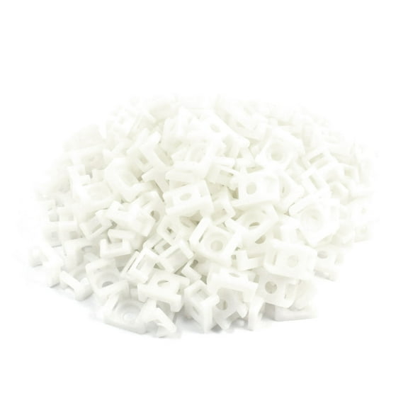 200 Pieces 9mm Width Wire Bundle Cable Tie Mount Saddle Cradle