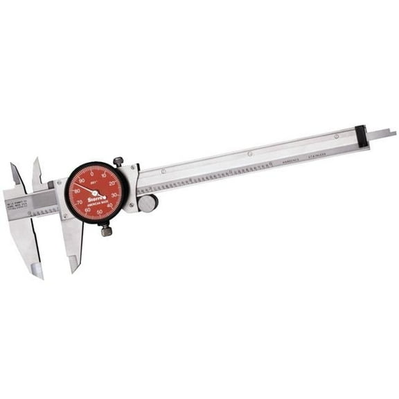 6 in. Hardened Stainless Steel Dial Caliper