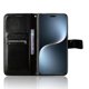 thumbnail image 3 of For Honor Magic7 Pro 5G Case Crazy Horse Texture PU Leather Phone Wallet Cover - Black, 3 of 5
