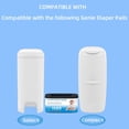 thumbnail image 5 of Jumbo Square Refills Disposal Bags Refill Compatible with Genie Diaper Compact, Select Pails, Hold Up to 1080 Newborn-Sized Diapers Per Refill，2 Packs, 5 of 7