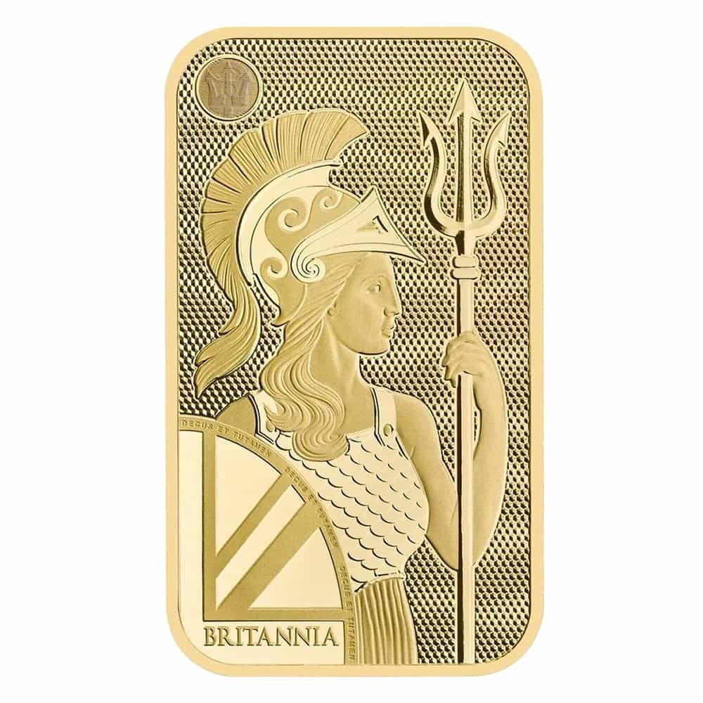 1 oz The Royal Mint Britannia Gold Bar .9999 Fine (New Assay)