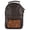 Brown, variant on Tooled Leather Small Backpack | Adjustable Straps | 14" x 9.5" x 4" | Brown