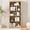 Rustic Oak, variant on IdealHouse 71" Tall 5-Tier Wooden Open Bookshelf, Freestanding Storage Shelf for Bedroom/Living Room/Home Office, Light Oak