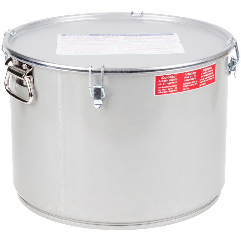 Miroil Grease Bucket / Filter Pot With Lid 02040 - 40L 5 Gallon - USA