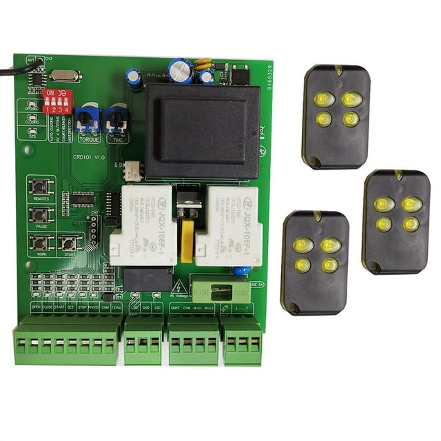 Wide use sliding gate opener motor control unit PCB controller circuit board electronic card plate AC card Universal version ,Ultra-Quiet Operation