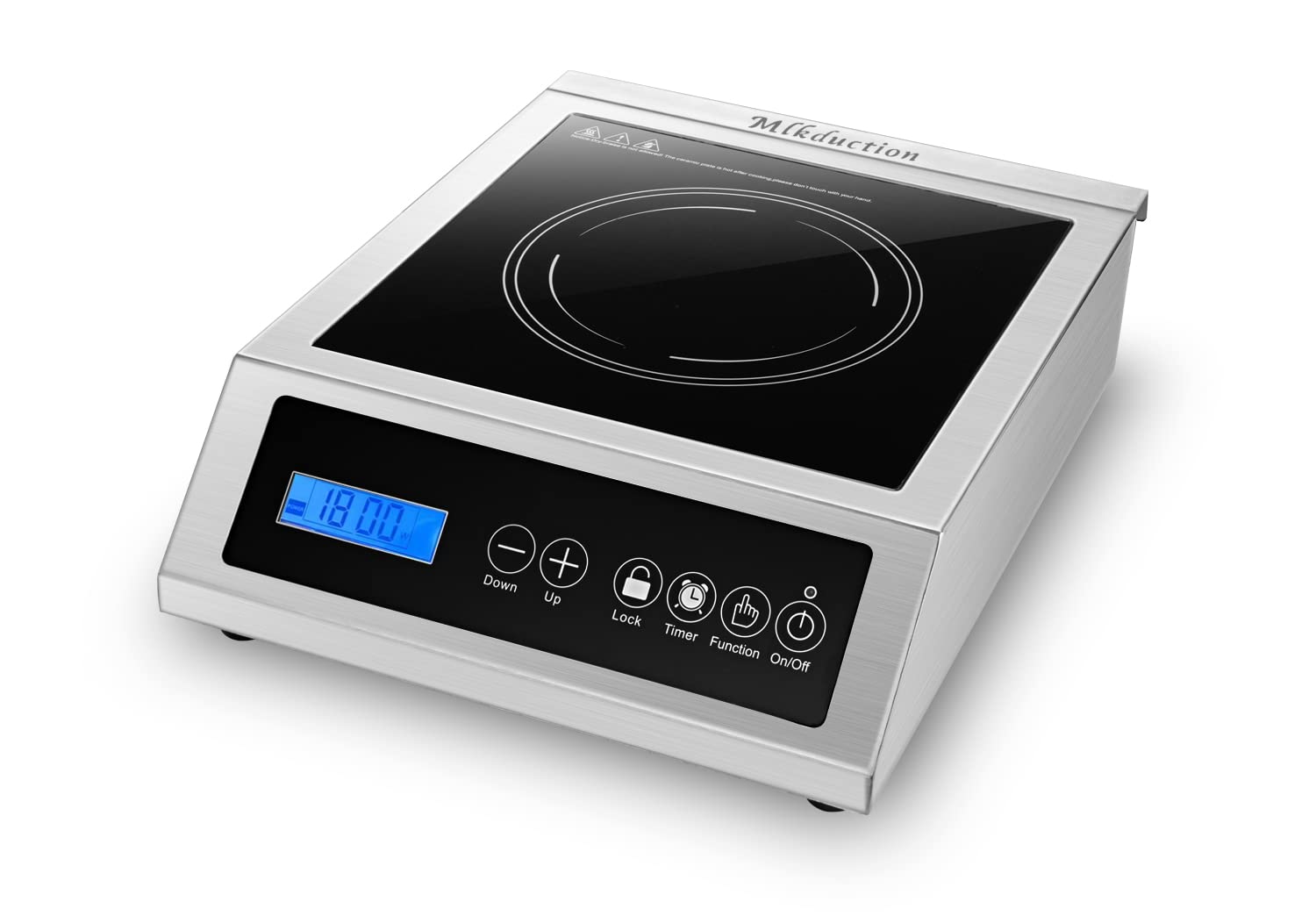 Professional Induction Cooktop,1800W Commercial Induction Cooktop with