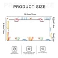 thumbnail image 6 of Colorful Hot Air Balloons License Plate Frames for Women Men Car Plate Holder Cover Metal Tag Aluminum Car Accessories Front Rear Plate Decor, 6 of 6