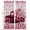 Pink Crimson White, variant on Valentine's Day Blackout Curtains for Bedroom/Living Room, Pinch Pleated Black Out Curtains, Romantic Love Roses Truck Ombre Pink Room Darkening Window Drapes with Hooks 2 Panels, 59"x70"