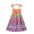 thumbnail image 1 of Qudderr Robe d'Été 1-10T pour Fille Robe de Plage Dos Nu pour Enfants Robe Décontractée Cami Hawaïenne de Vacances pour Filles, 1 of 9