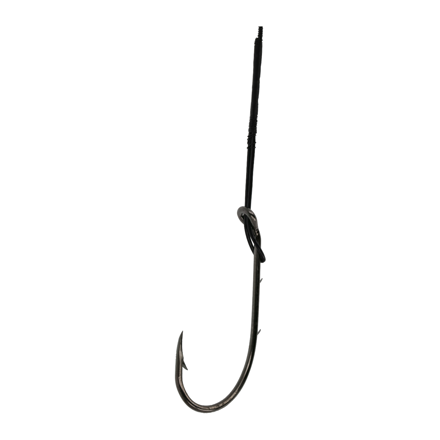 (2 pack) Lazer Sharp 9135H-2 Baitholder Snell Hook Nylawire, Black, Size 2, 5 Pack