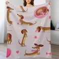 thumbnail image 2 of Merry Christmas Blanket Fleece Cozy Warm Pink Cute Reindeer Bling Lightweight Throw Blanket for Couch Sofa Bed for Adults Kids Boys Teens Gift 50"x60", 2 of 6