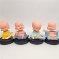 thumbnail image 4 of Monje de plástico, el número principal de regalos de adornos para la oficina segundo Sunnimix Muñeca Swing Figure, 4 of 4
