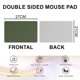 thumbnail image 3 of Alfombrilla de ratón FloreceBien, antideslizante, impermeable, alfombrilla de ratón para ordenador, portátil, oficina y hogar, verde oscuro + gris claro, 3 of 5