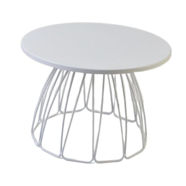 Soporte para pasteles, pedestal para pasteles, soporte para cupcakes, para banquetes de cocina y buffet. Blanco