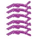 thumbnail image 2 of 6 uds pinza de pelo de cocodrilo antideslizante de una sola punta sección de pelo de peluquería cierres de garra púrpura, 2 of 12