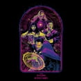 thumbnail image 2 of Boy's Marvel Doctor Strange in the Multiverse of Madness Neon Group Shot  Graphic Tee Black X Large, 2 of 5
