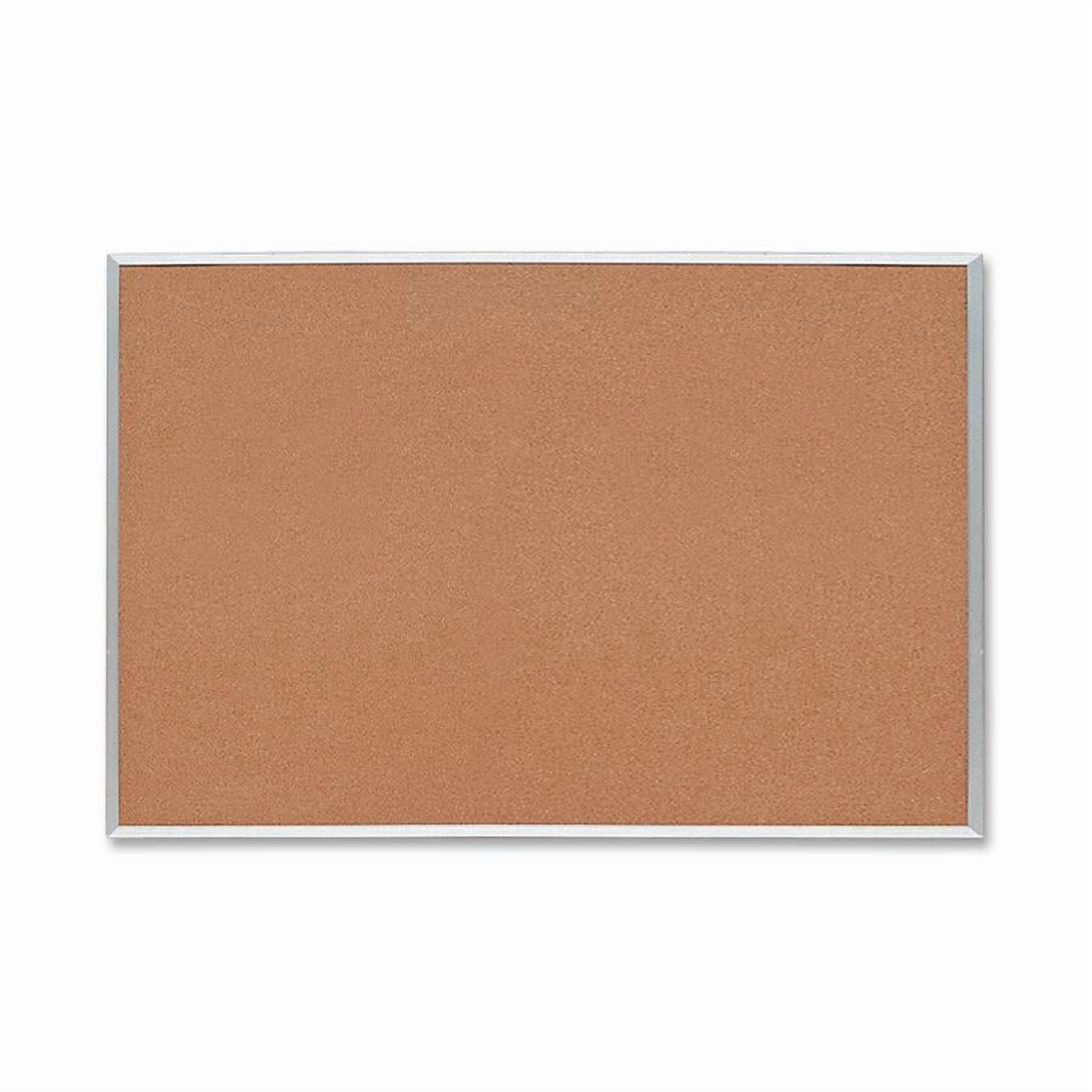 Sparco Cork Boards - 48" Height X 72" Width - Cork Surface - Aluminum Frame (SPR19070)