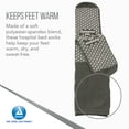 thumbnail image 3 of Dynarex Double Sided Non Skid Socks - Non Slip Hospital Socks with Grips for Women & Men - Polyester-Spandex Blend Slipper Socks with Rubber Grippers - Warm, Fuzzy, No Latex - 2XL, 1 Case of 48 socks, 3 of 7