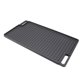 thumbnail image 5 of Plancha Rectangular de Hierro Fundido, Horno A Salvo Resistente Al Calor de la Parrilla Reversible Reversible Manijas Huecas para al Aire Libre, 5 of 7