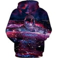 thumbnail image 4 of Chaos World Men's Novelty Hoodie Long Sleeves 3D Funny Graphic Print Sweatshirt Pullover, 4 of 9