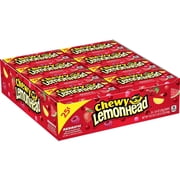 Lemonhead, Chewy Redrific Candy, 0.8oz (Box of 24)
