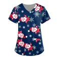 thumbnail image 1 of PENGXIANG Cadeau de Noël Invincible! Hauts de Mode pour Femmes à Manches Courtes Col en V Vert/l, 1 of 3