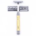 thumbnail image 4 of Parker Convertible - Dual Head Safety Razor (Open and Closed Comb Head) & 5 Parker Double Edge Blades - Easily Customizable for Mild or Aggressive Double Edge Shaving, 4 of 5