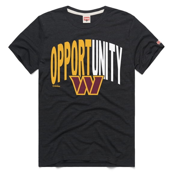 Unisex Homage Charcoal Washington Commanders 2025 Inspire Change Opportunity Tri-Blend T-Shirt
