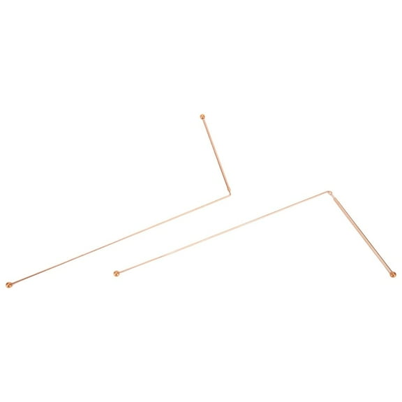 2Pcs Probe Rod 99.9% Copper Probe Rod For Water Detection And Treasure Tools YIWEI
