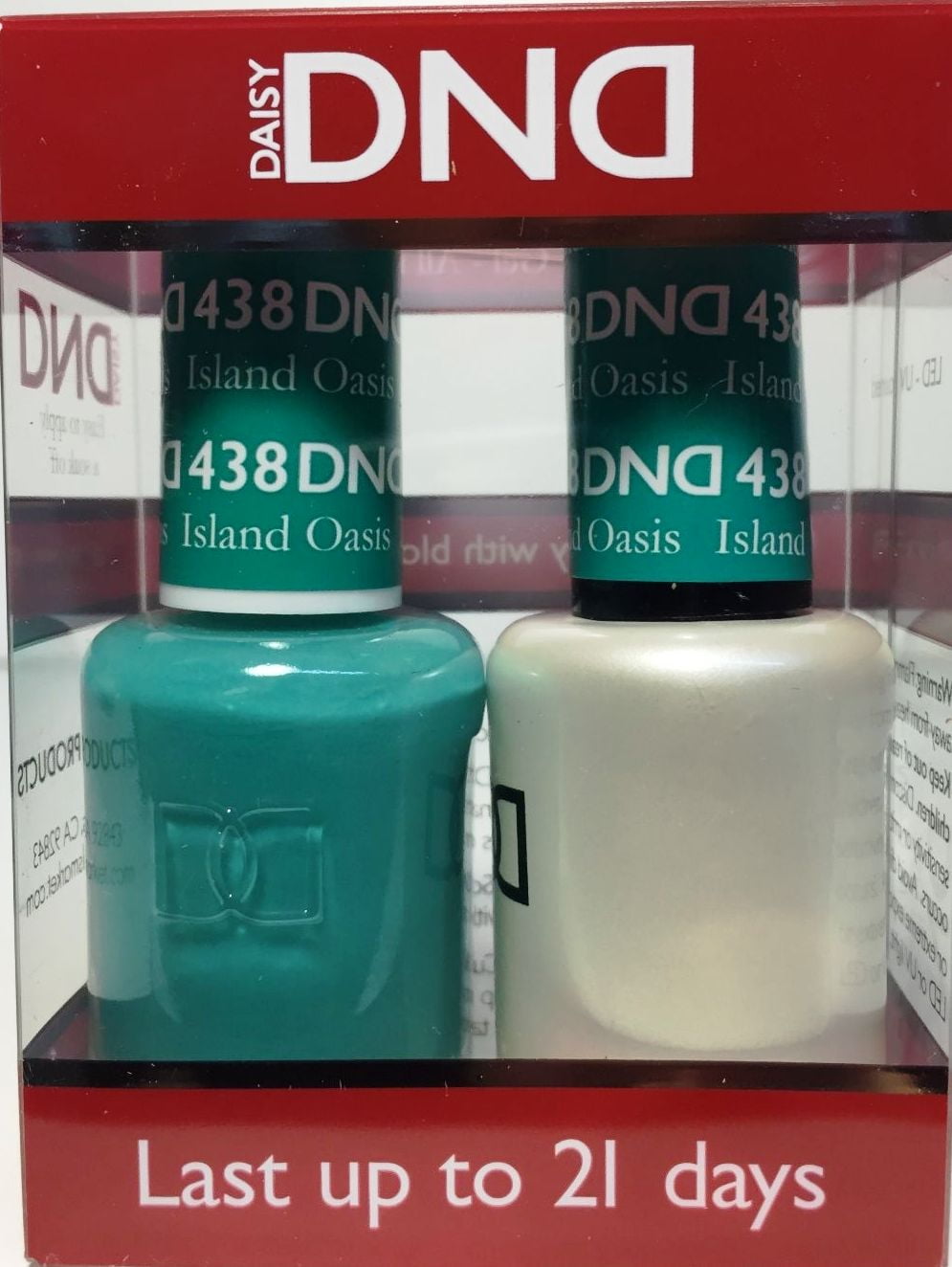 DND Nail Polish Gel & Matching Lacquer Set (438 Island Oasis