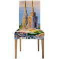 thumbnail image 1 of Funda protectora de silla ABPHQTO Catedral de Zagreb Vista aérea Juego de 1, 1 of 4
