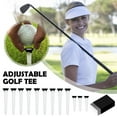 thumbnail image 2 of ProLaunch Adjustable Height Golf Tees 24-Pack, Durable Plastic Ball Seats for Consistent Drives & Improved Accuracy, Mixed Colors, 2 of 8