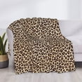 thumbnail image 3 of Rozeui Leopard Print-2 for Flannel Blanket, Soft Fuzzy Plush King Blanket for Winter, Thick and Warm All-Season Bed Throw-40"x30", 3 of 6