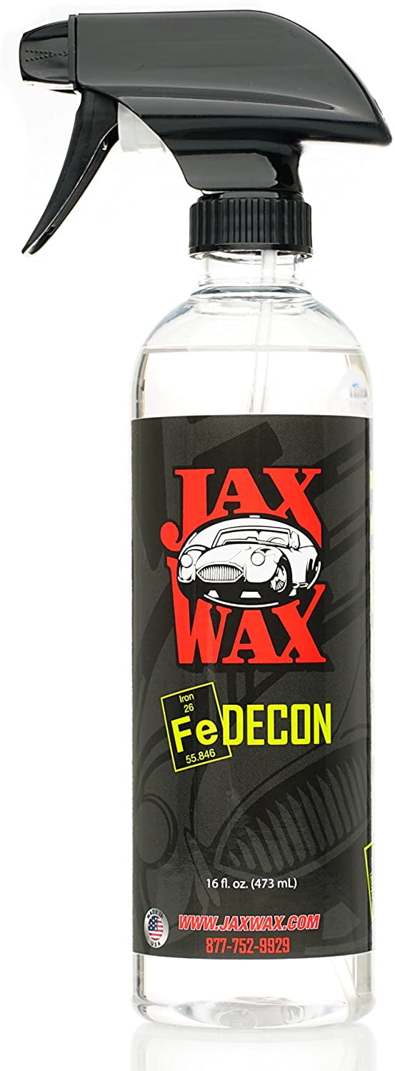 Jax Wax Iron Decon NonAbrasive Car Detailing Spray, 16 Oz