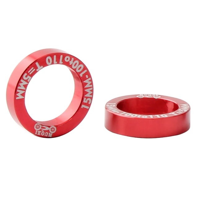 2 Pcs Rondelle de Conversion de Moyeu de Vélo de Montagne 5 mm Rondelle de Conversion 100 à 110 mm