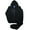 Black, variant on Men Tech Jogger Fleece Suit Top and Bottom Sweatsuit Outfit