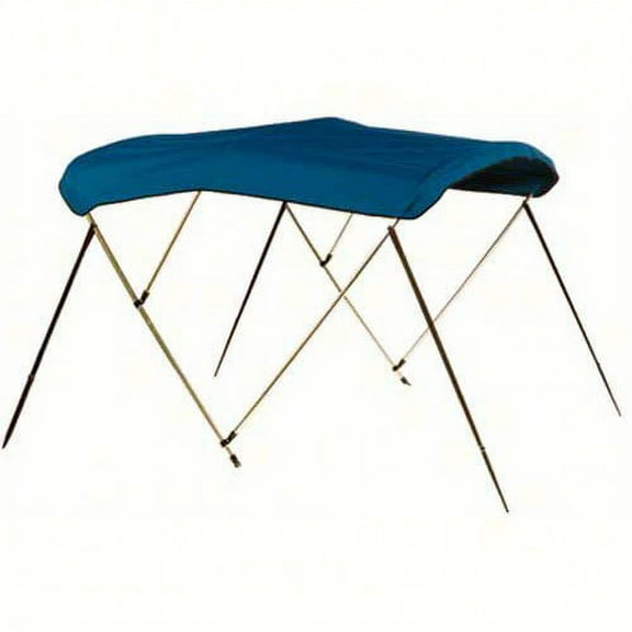 Carver Covers 601A04; 3 Bow Bimini Top 61-66In Pac Blue Canvas