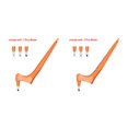 thumbnail image 4 of Toystoory Crafting Pen 360 ° Giratorio DIY Graver Utility Graver Utility Arte portátil Herramienta de grabado de arte portátil Naranja 2Conjunto, 4 of 6