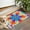 Colorful Rainbow Tie, variant on Colorful Rainbow Tie Dye Spiral Pattern Door Rugs,Washable Non Slip Door Mats Indoor,Decorative Door Mats,Entry Mat Indoor for Entrance,Bedroom,Kitchen,Bathroom,16"x24"