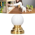 thumbnail image 4 of Dollhouse Lamp Props, Metal Base Battery Powered Round Appearance Miniature Ceiling Lamp  For Microscopic Scene, 4 of 8