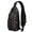 Black Christmas Car, variant on Sling Backpack,White Christmas Tree Pattern Crossbody Bag with Water Bottle Holder,Waterproof Sling Bag for Men/Women with Chest Phone Holder for Hiking,Travel
