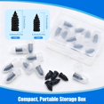 thumbnail image 6 of 60PCS Tire Repair Rubber Nails Kit with 2 Sizes, Tire Repair Rubber Nails Kit with 2 Sizes, Tire Rubber Nail Repair Kit, Screw in Tire Repair Plugs with Box and Screwdriver, Tire Plugs Kit (60Pcs), 6 of 7