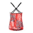 thumbnail image 4 of MKLEKYY Bikini Mujer Traje De Baño New Swimwear Split Women'S Printing Square Corner Tankini Swimwear Top, 4 of 5