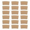 thumbnail image 1 of EeaseMX 100 fundas de papel desechables corrugadas para vasos calientes, fundas aislantes térmicas, 1 of 8